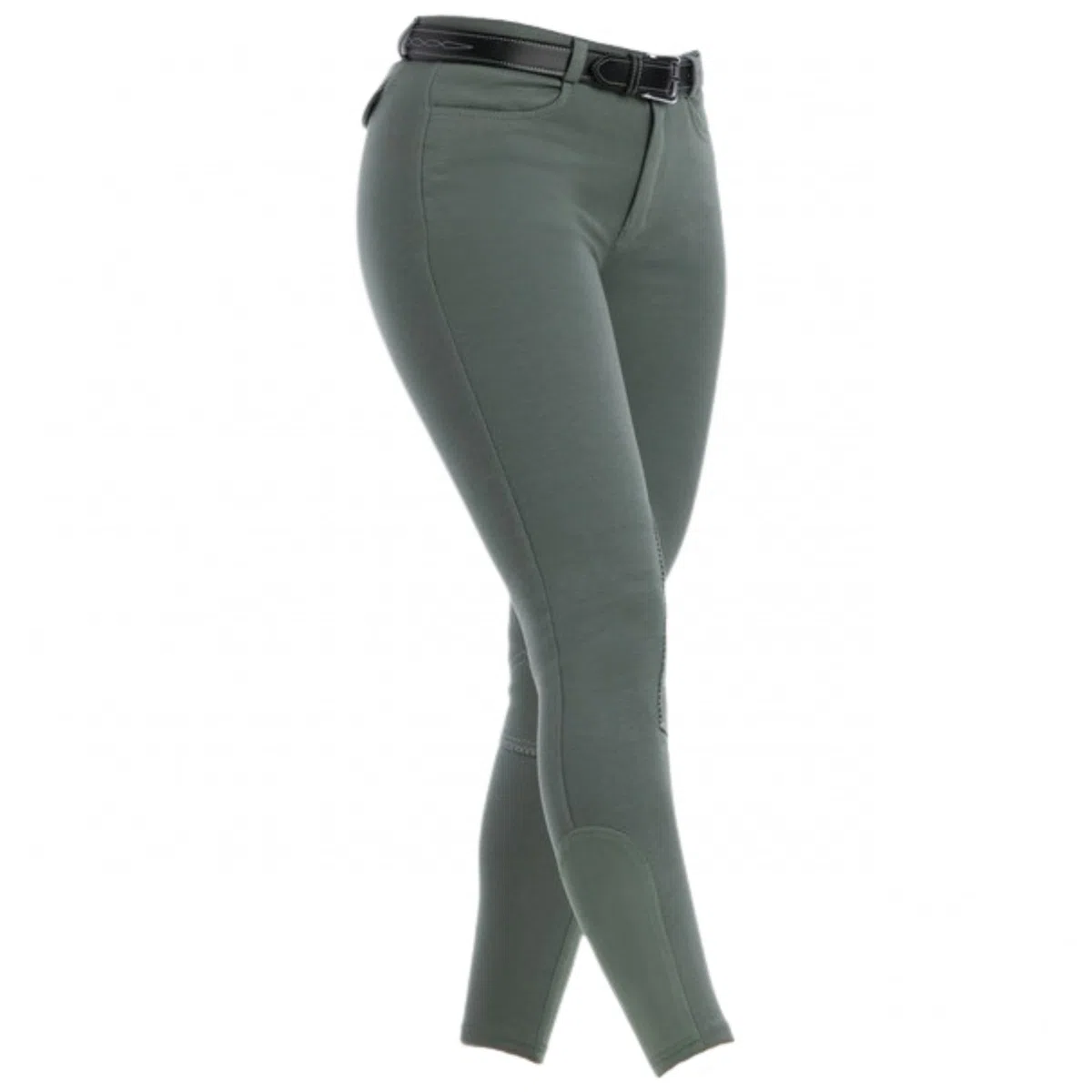 RIDING WORLD - Pantalones de equitación para mujer y niños Alexandrie | Pantalones de equitación con ribete en las rodillas de tela | con bolsillos delanteros | Leggings de equitación en seis colores
