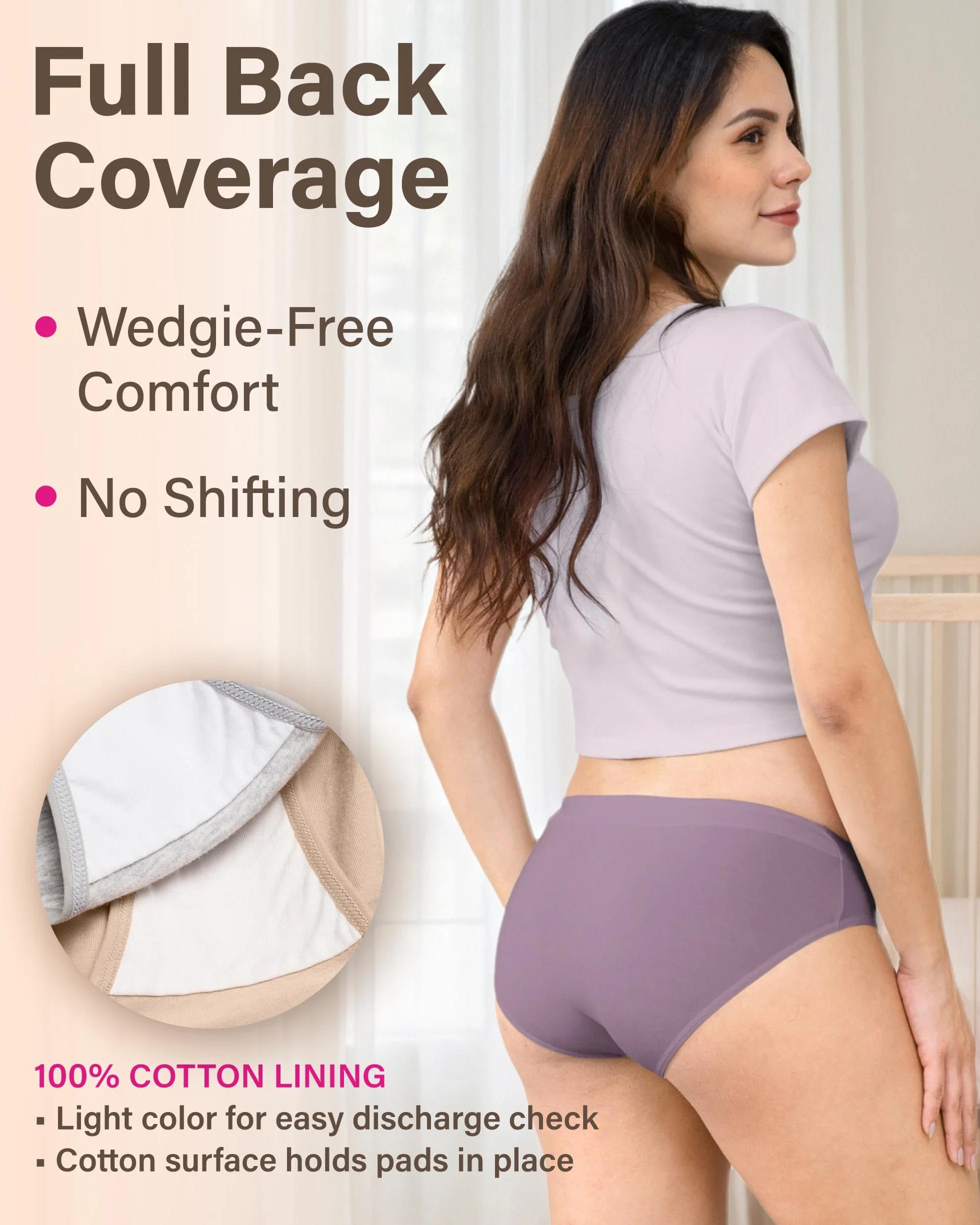 Intimate Portal Bragas Embarazadas de Algodón | Premamá y Postparto | Braguitas Bikini
