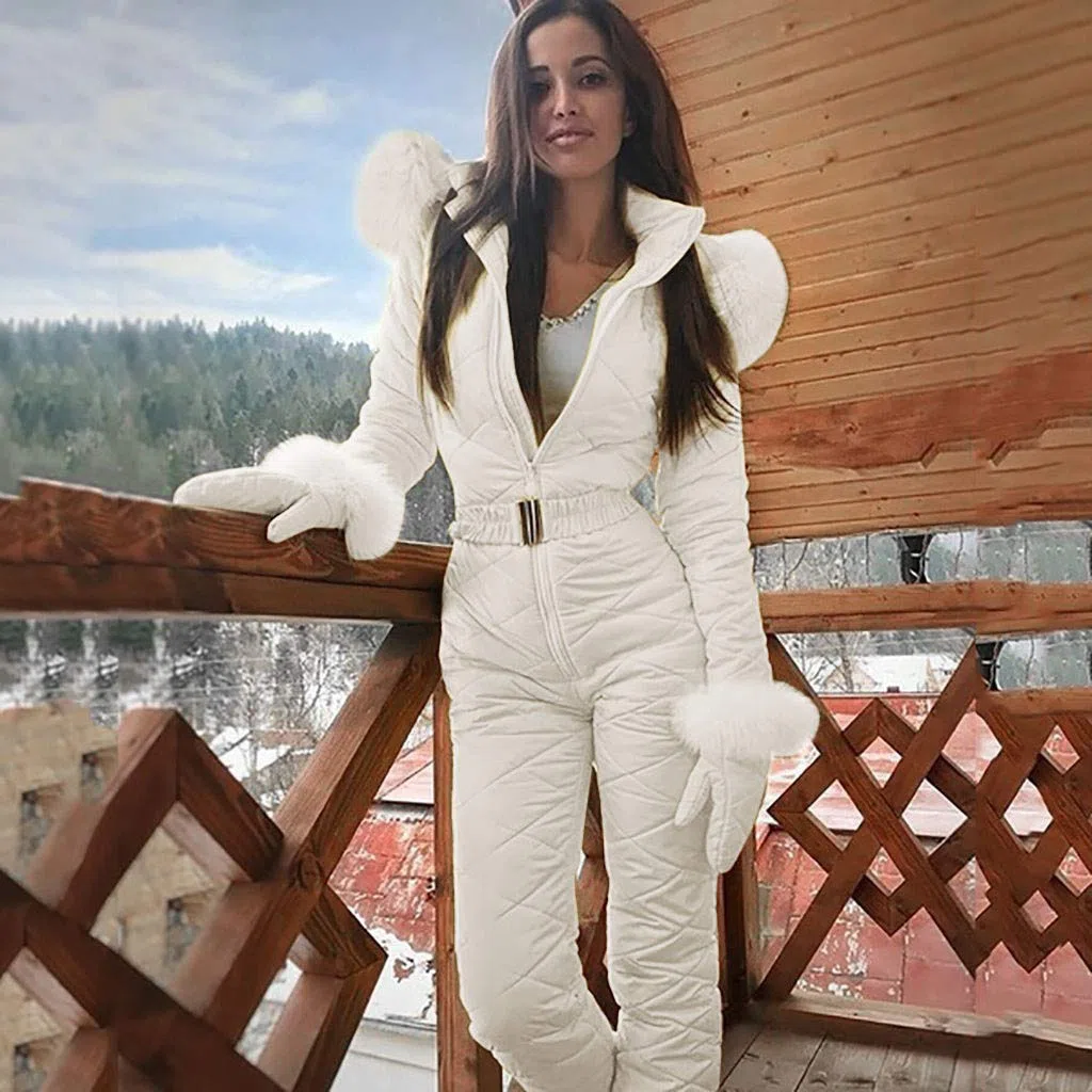 MJGkhiy Traje de nieve para mujer completo elegante traje traje de esquí chaqueta montaña con capucha pantalones snowboard térmico esquí traje completo oferta deportiva ropa nieve para actividades al