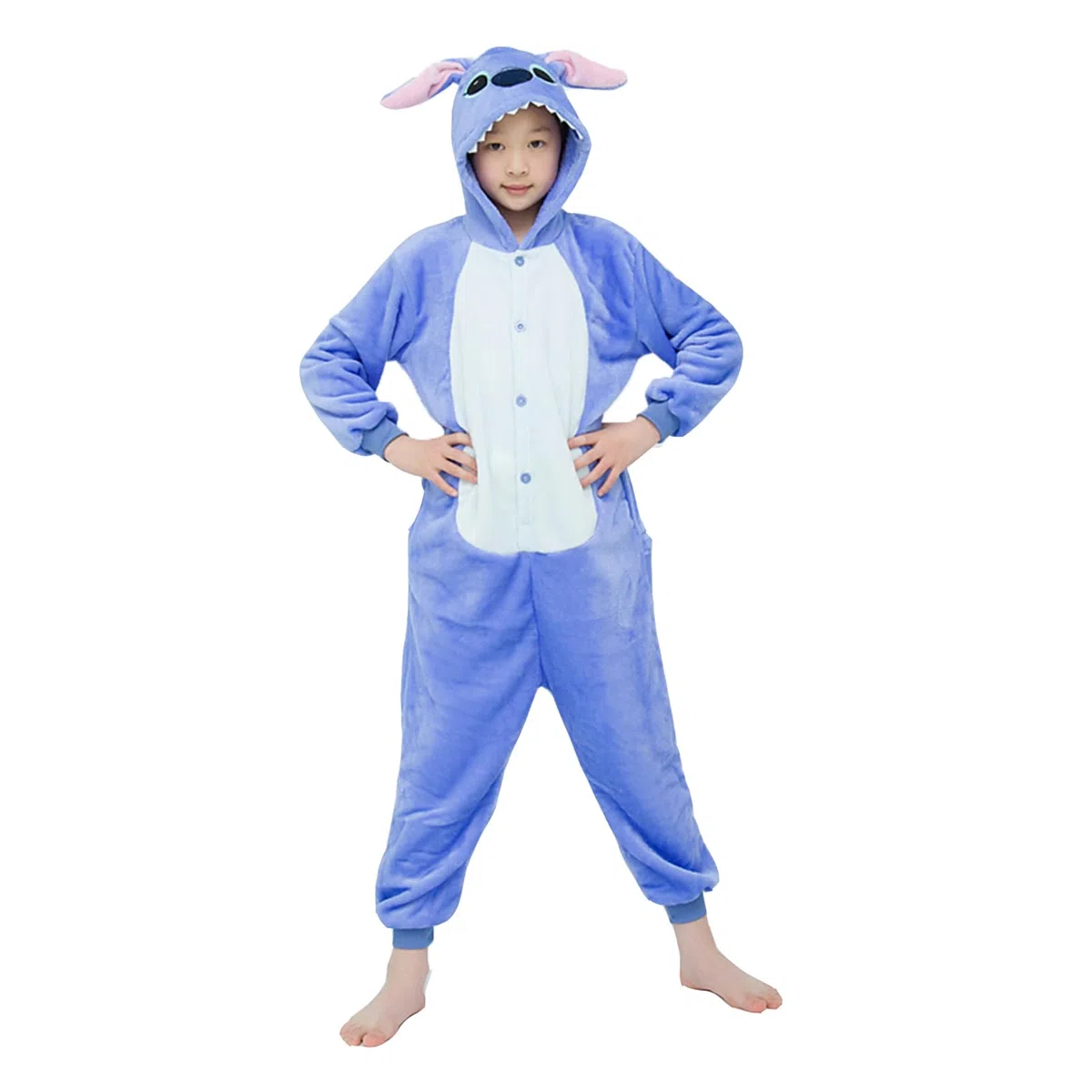 Unisex Niños Unicornio Pijamas la Ropa de Noche del Traje Onesie 3D Novedad Mono Stitch Cartoon Animal Cosplay Disfraces Mascotas Carnaval Navidad Ropa especializada para Niños Niñas