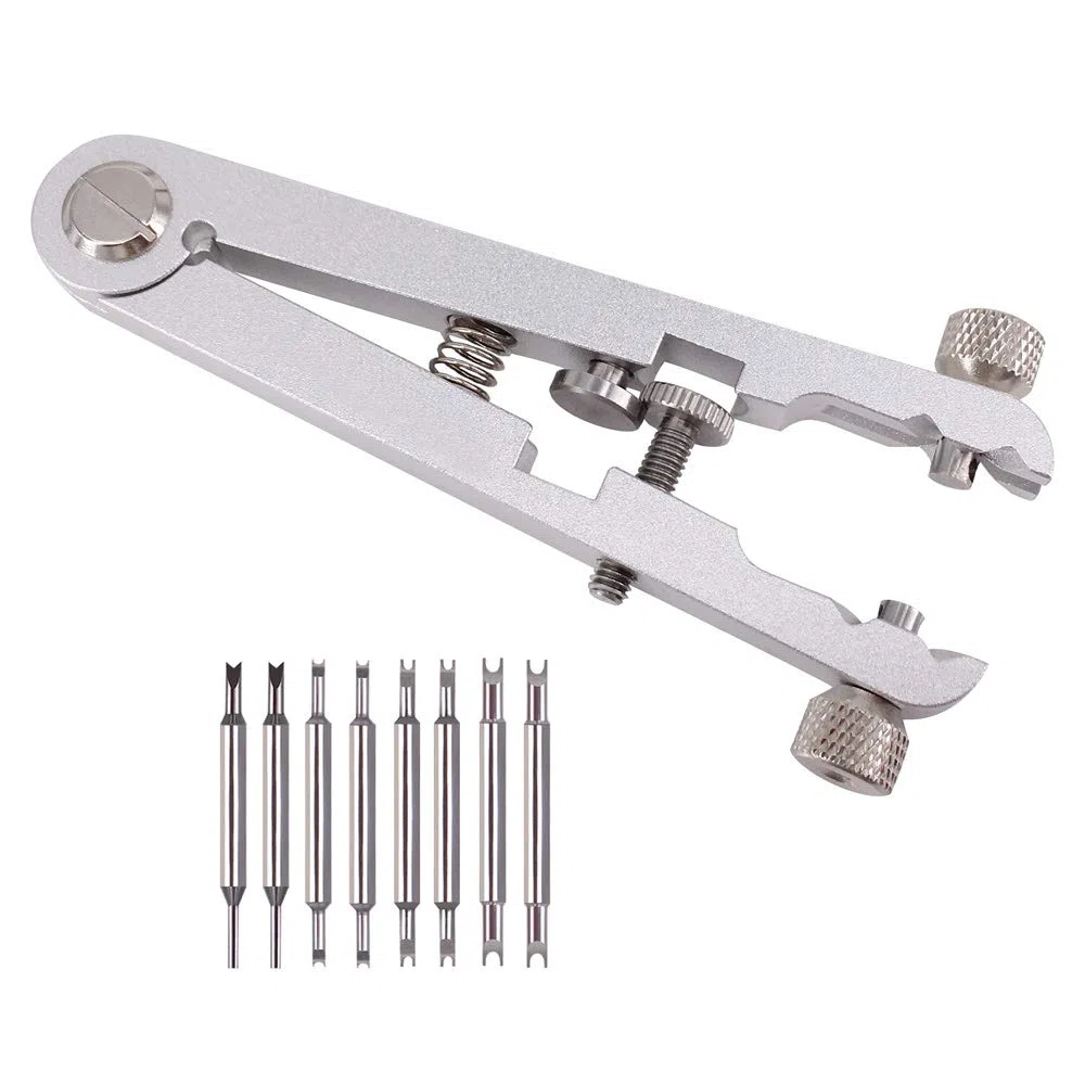 Kit de pinzas estándar para quitar pinzas de repuesto para pulsera de reloj, Clásico