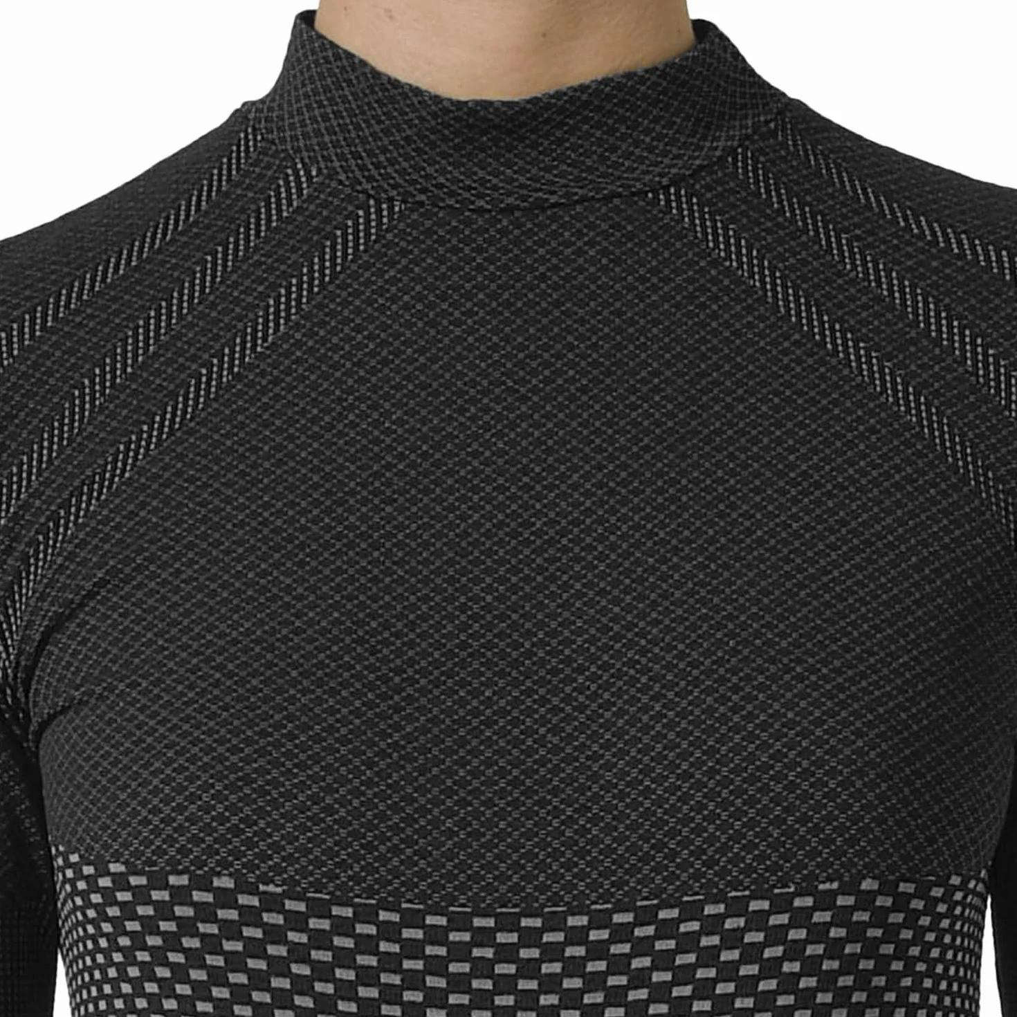 Risalti Camiseta Termica Mujer Energy - Camiseta Manga Larga Mujer Elástica y Transpirable, Ropa Interior Mujer, Camiseta Interior Mujer Sin Costuras - Made in Italy