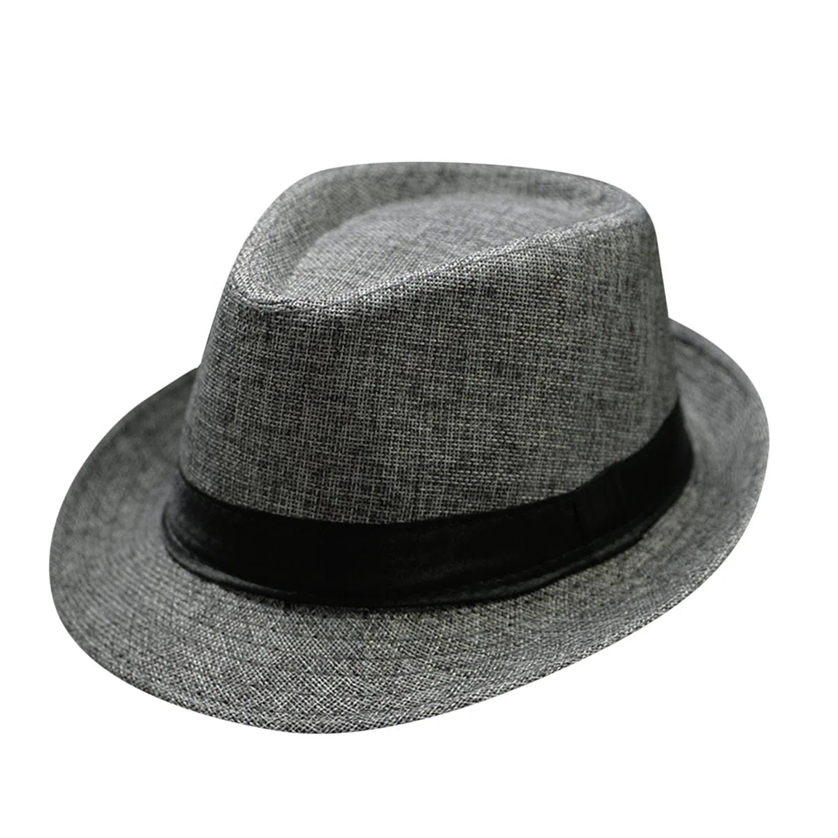 Generisch 2025 Hombres Mujeres Retro Jazz Sombrero Soild British Sun Sombrero de Viaje Sombrero de Sol Pequeño