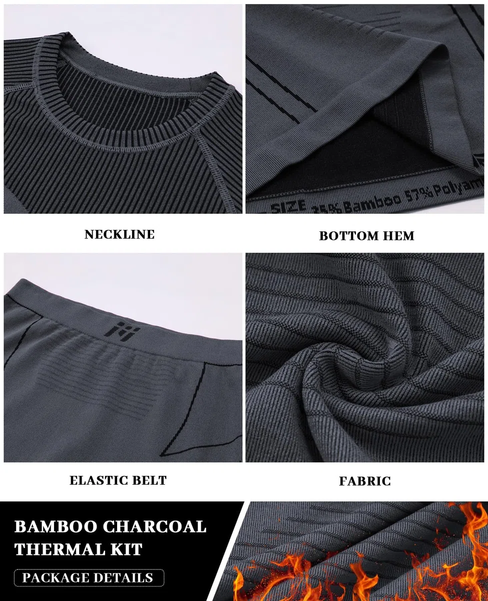 MEETWEE Ropa Interior Funcional para Mujer Pantalones cálidos para Mujeres El Traje de Calentamiento para Mujeres es Adecuado para Deportes al Aire Libre, esquí y Fitness en otoño e Invierno.