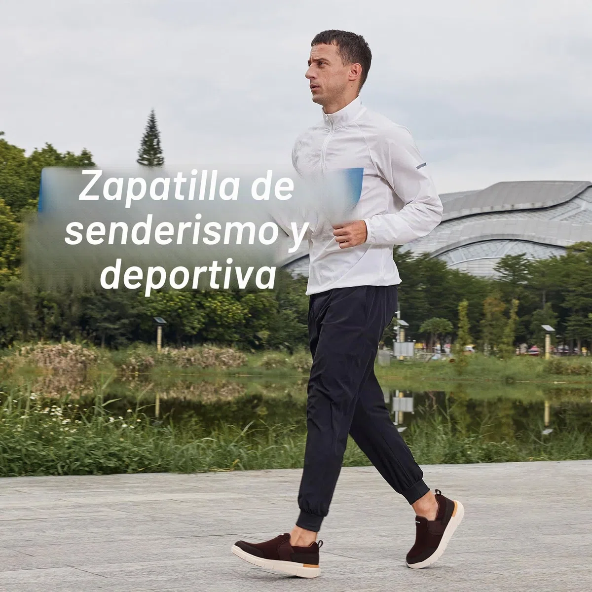 FitVille Zapatillas Hombre Extra Anchas Zapatos de Deporte Antideslizante para Caminar Cómodo Ligero Transpirable Slip on Sneakers Casuales