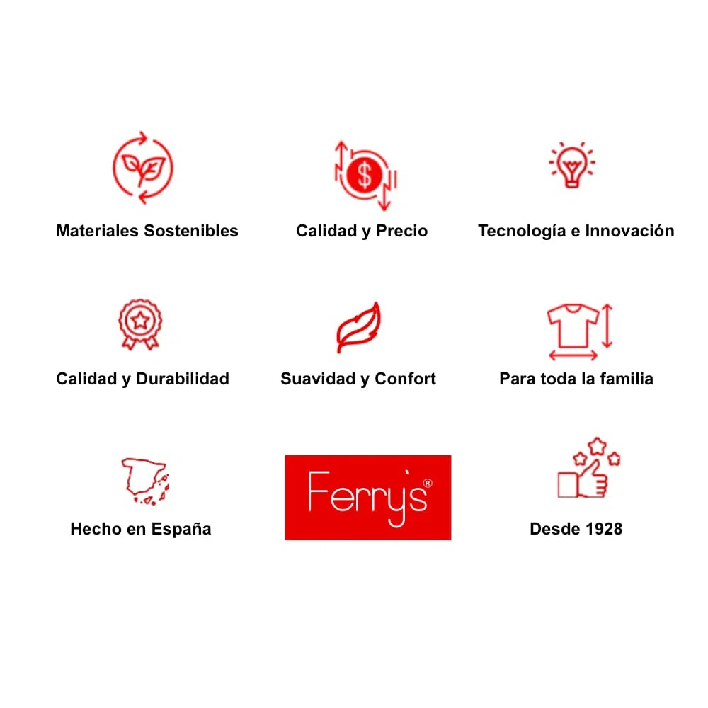 FERRYS - 7191 - Polo Niño Manga Corta Piqué con Puño – 100% Algodón Peinado, Transpirable y Anti-Pilling – Cuello con Tapeta de Botones - Fabricado en España