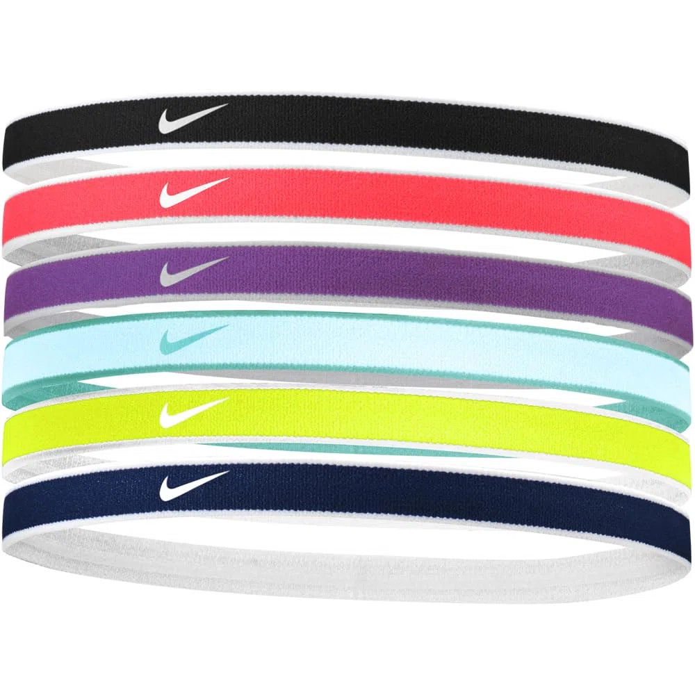 Nike Swoosh Sport Tipped - Cintas para el Pelo (6 Unidades)