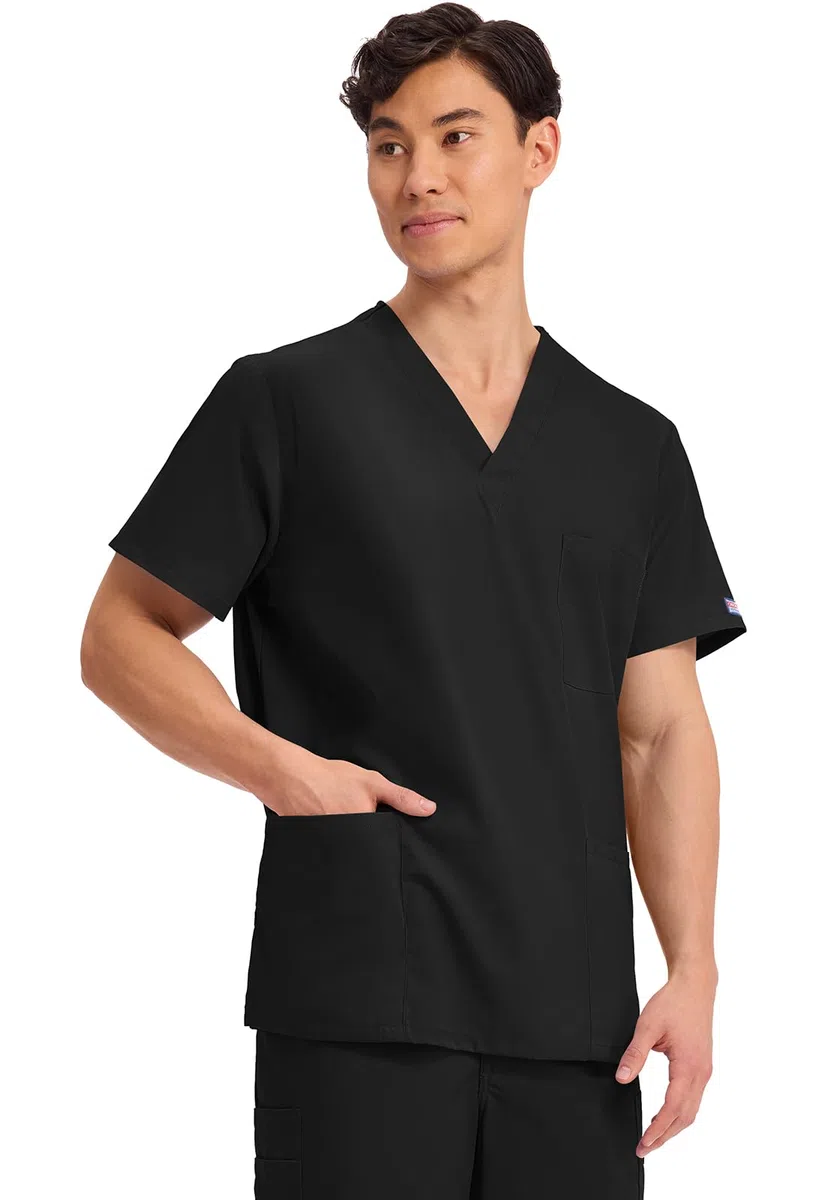 Cherokee Camiseta Quirúrgica Original con Cuello En V ● ~ Camiseta de Uniforme Médico Com Gola V Originaloriginals con Cuello En V Camisa quirúrgica con Cuello en V Originals Hombre (Pack de 1)