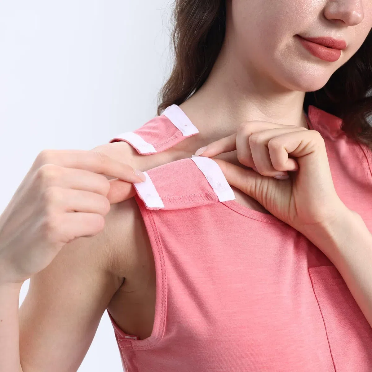 Landofgenie Camiseta Médica para Mujer con Botones – Ropa Postoperatoria para Hombro/Quimioterapia – Camiseta de Apertura Rápida