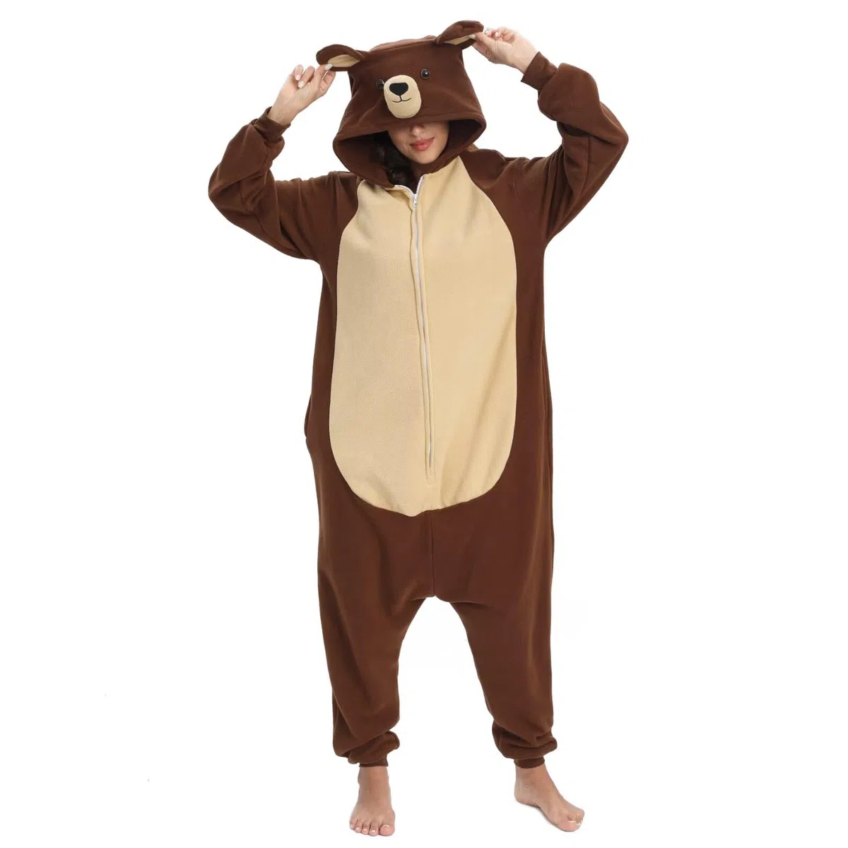 LBJR Disfraz de Animal Adulto Pijama Entero Animales Mujer Hombre