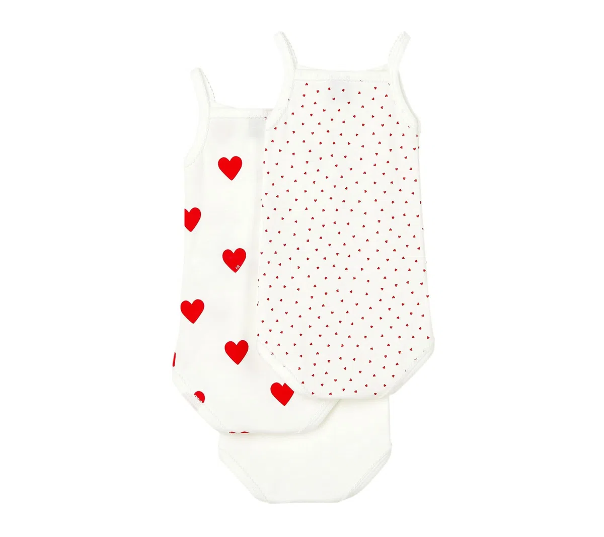 Petit Bateau A04ix Body de Tiras Bebé-Niñas (Pack de 3)