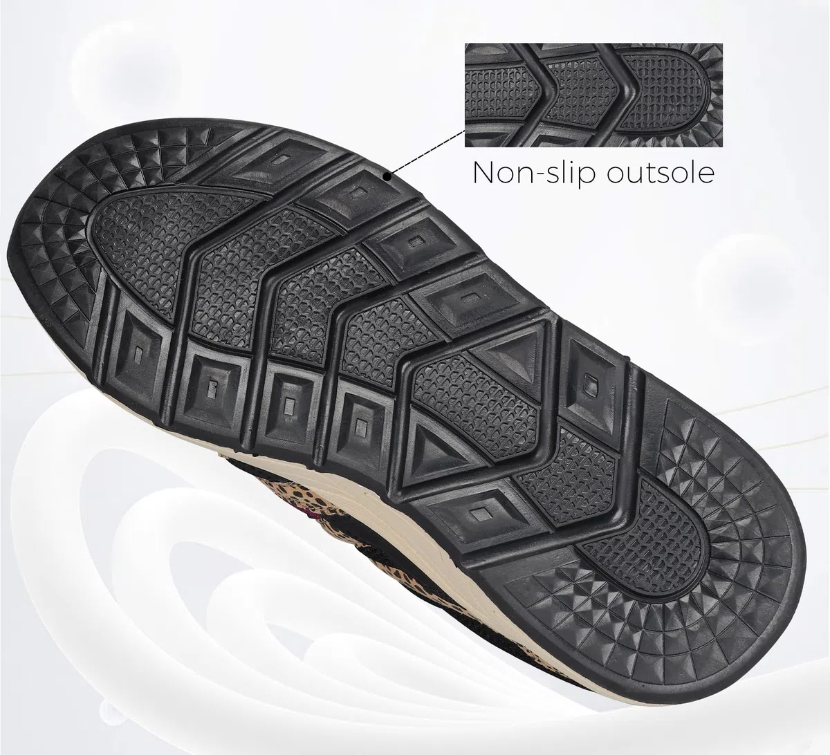 LUCKY STEP Zapatillas de Moda para Mujer - Plataforma de Leopardo para Caminar y Tenis