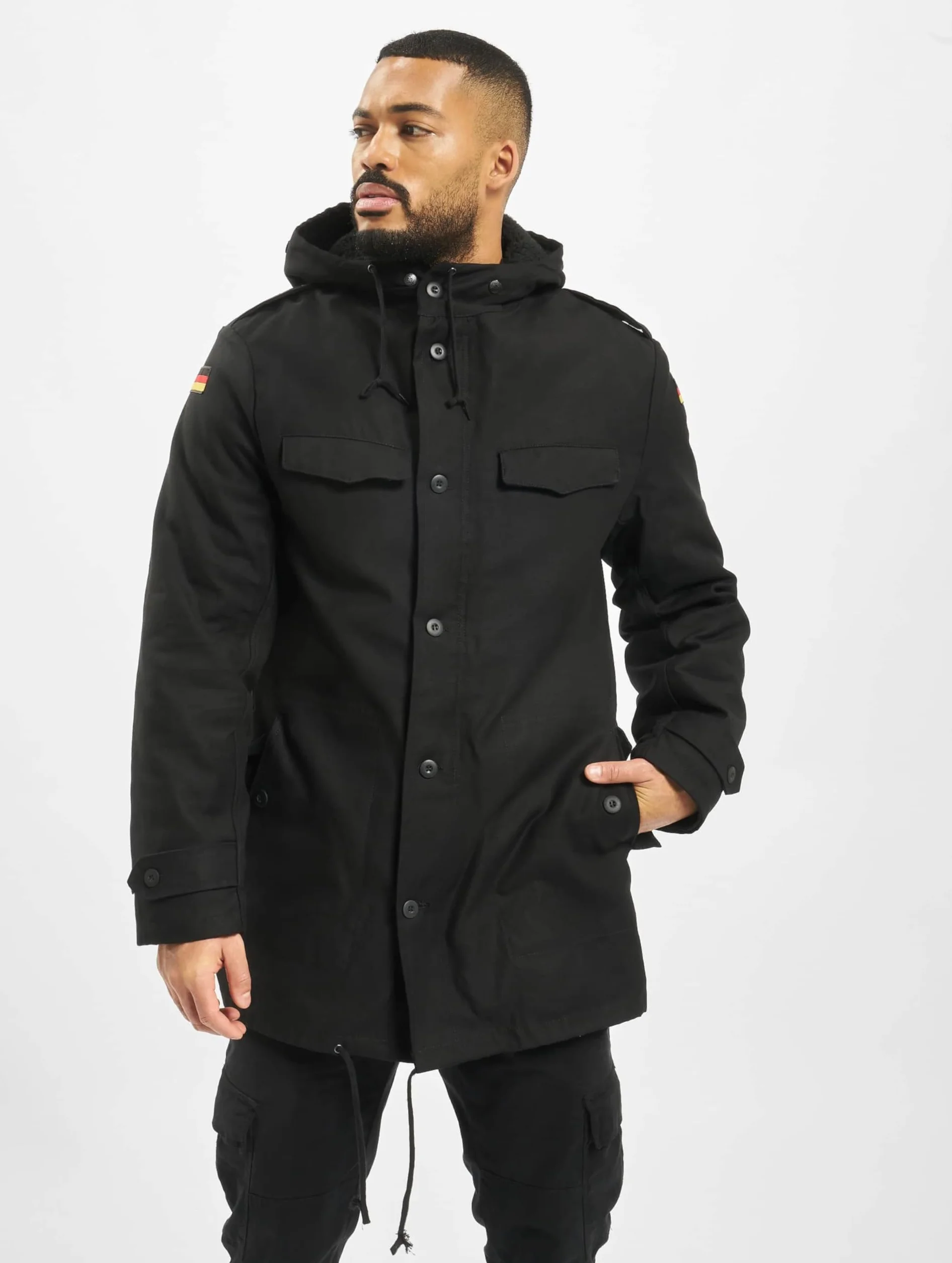 Brandit Brandit Bw - Parka Con Bandera de Inglaterra Chaqueta Hombre (Pack de 1)