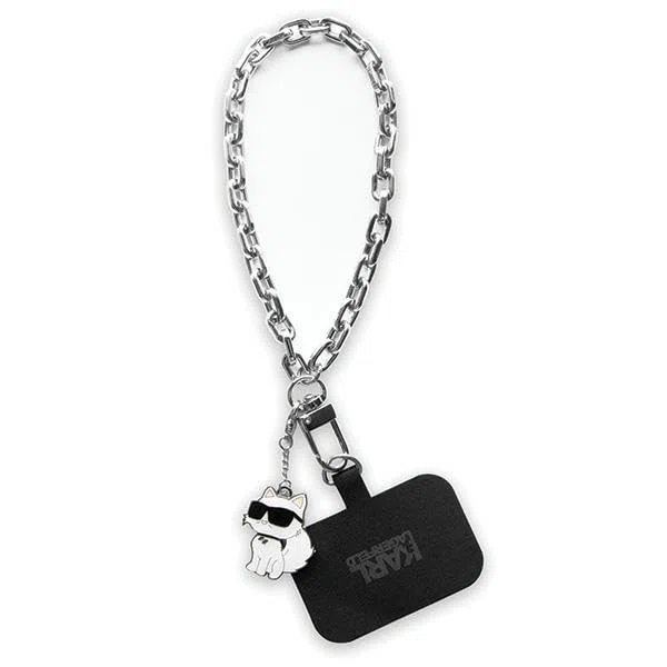 KARL LAGERFELD KLUCHCSKPK Universal correa de mano Choupette Plata