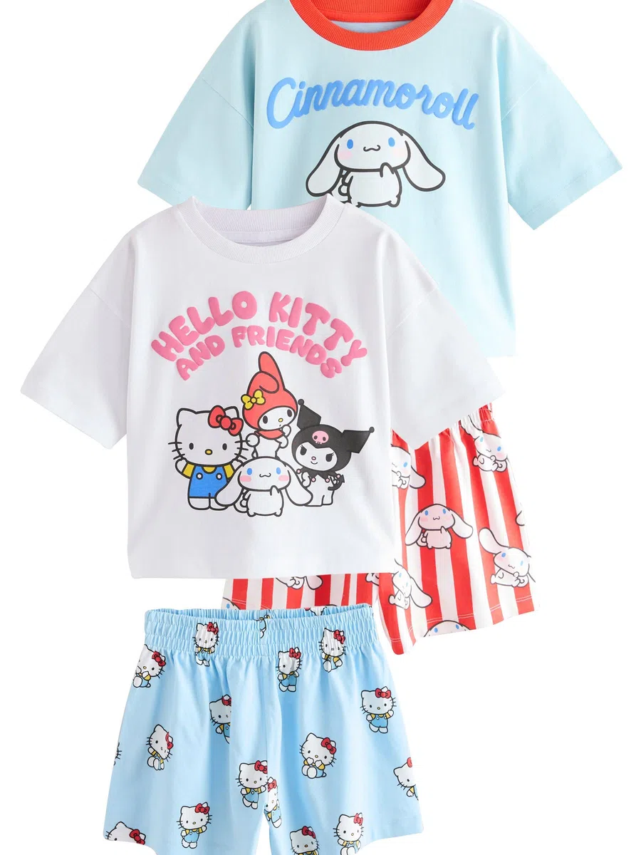 NEXT Niñas Pack de 2 Pijamas Cortos de Hello Kitty