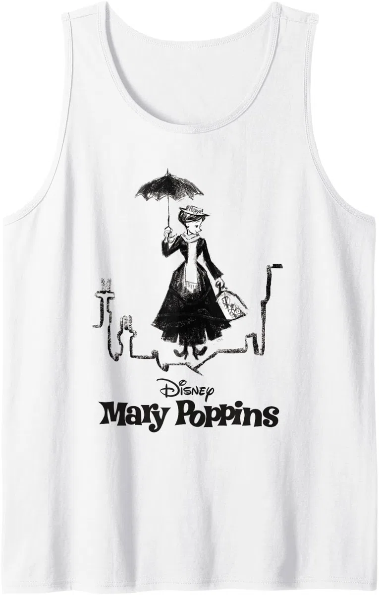 Mary Poppins Rooftop Landing Camiseta sin Mangas