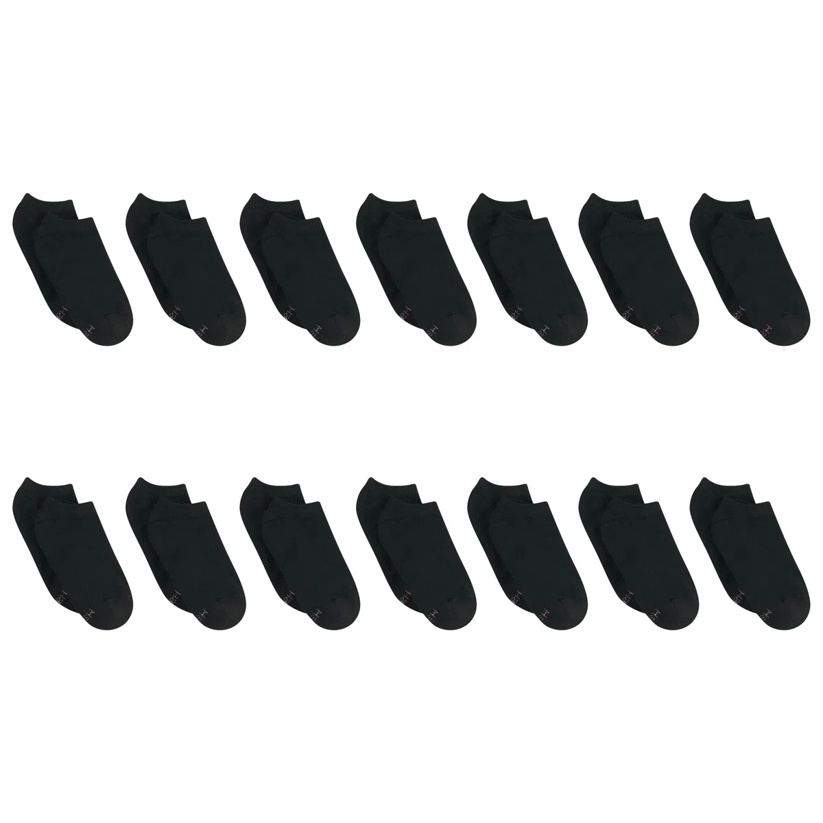 Hanes Value, No Show Soft Moisture-wicking Socks, Available In 10 And 14-packs Calcetines Mujer (Pack de 14)