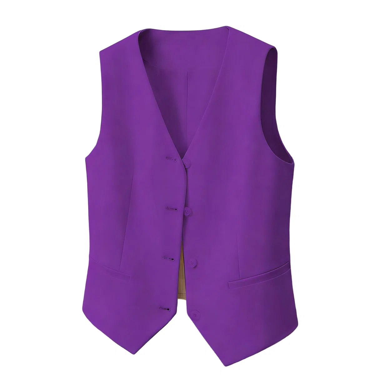 Chaleco Blazer Sin Mangas Mujer Chalecos Traje Cortos Mujer Chalecos Blazer Sin Mangas Cuello V Tirantes Ajustables Espalda Chaqueta Informal Primavera Verano Trabajar Camiseta Elegante.