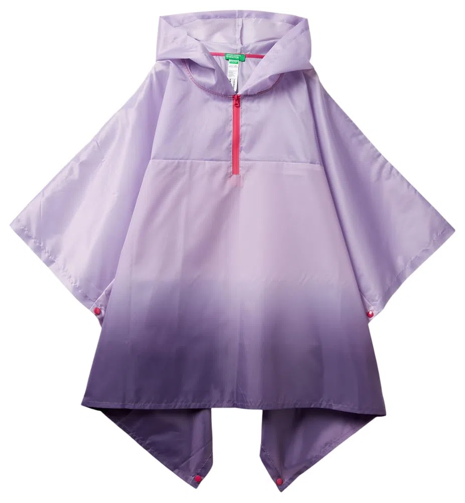United Colors of Benetton Poncho 6u4mc800t Poncho Niños y adolescentes