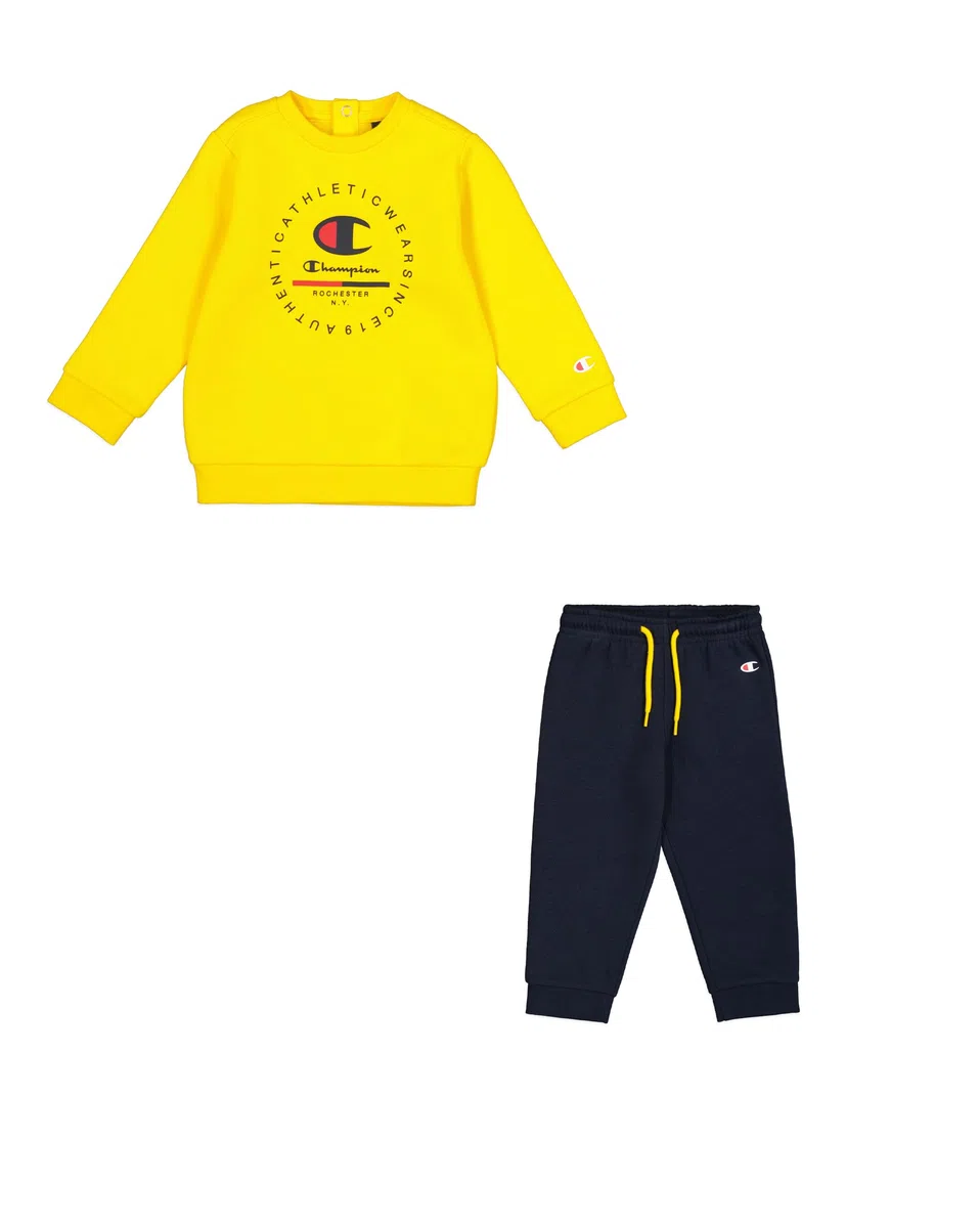 Champion Legacy Graphic Shop Td (306847) - Ultra-light Soft Compact Powerblend Fleece Crewneck traje Bebé-Niños (Pack de 1)