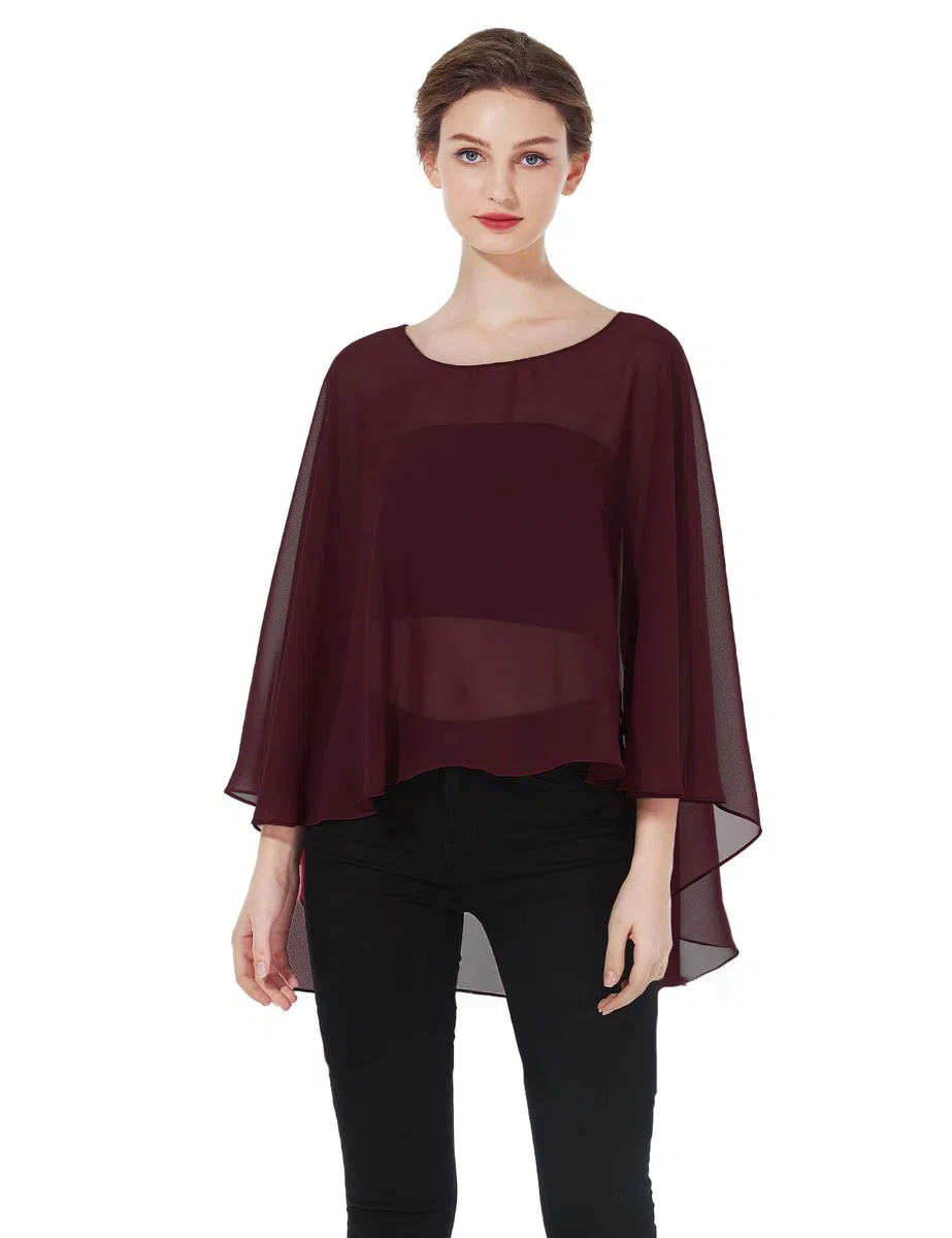 BEAUTELICATE Capa Poncho Gasa Fiesta Mujer Chales de Novia Ligero Elegante para Boda Cerimonia Evento Formal Graduación Cosplay Elf