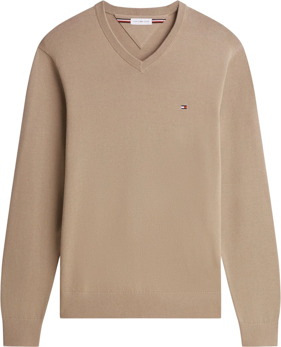 Tommy Hilfiger Jersey Hombre Essential Cotton con Cuello de Pico