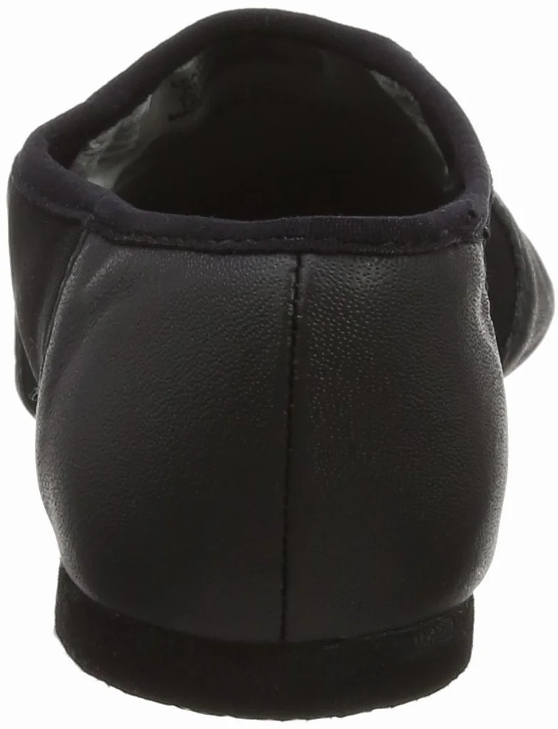 Bloch Women's Neo-Flex Slip-On Leather Jazz Shoes Neoprene Slip-On Split Sole with EVA Forefoot and Heel Pads, High Durability, Superior Fit, Flexibility, Step Dancing