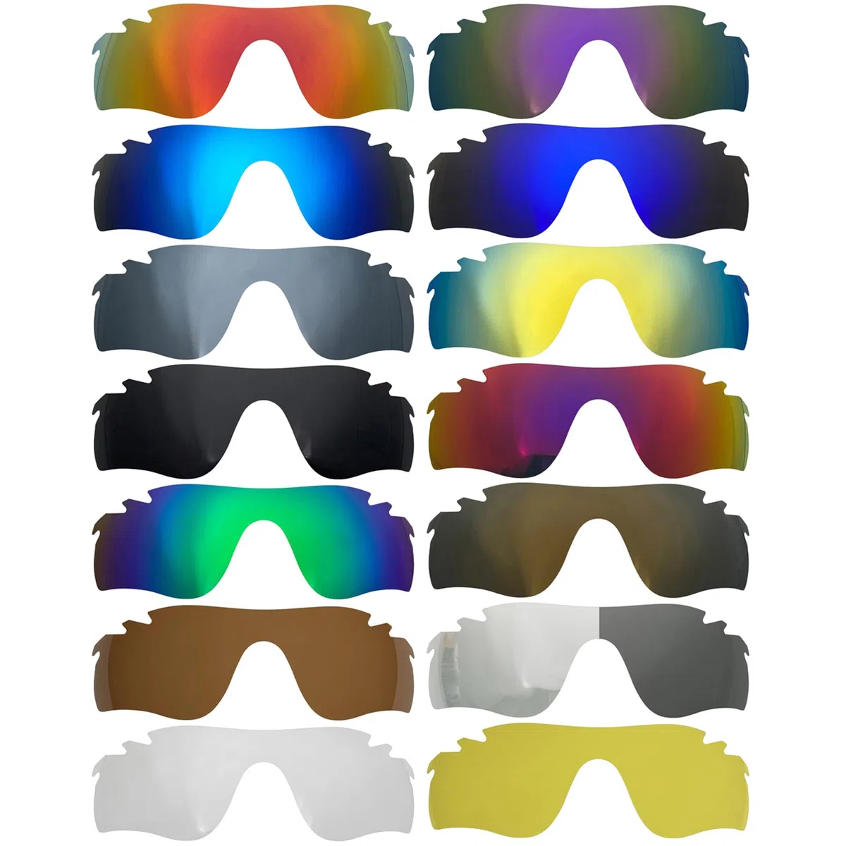 Lentes de repuesto para gafas de sol Oakley RadarLock Path/polarizadas de 1,5 mm/fáciles de instalar