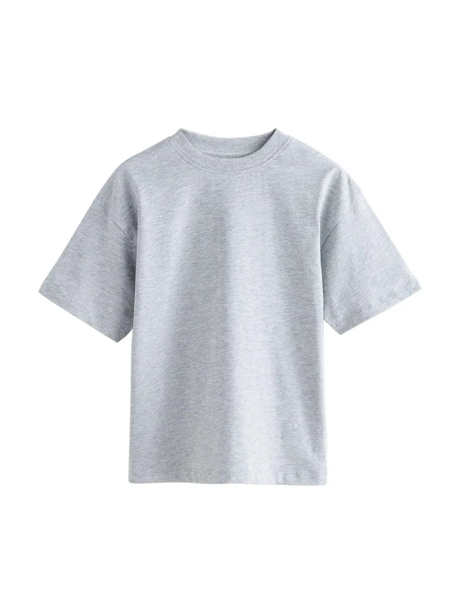NEXT Niños Pack de 8 Camisetas de Manga Corta de Corte Holgado