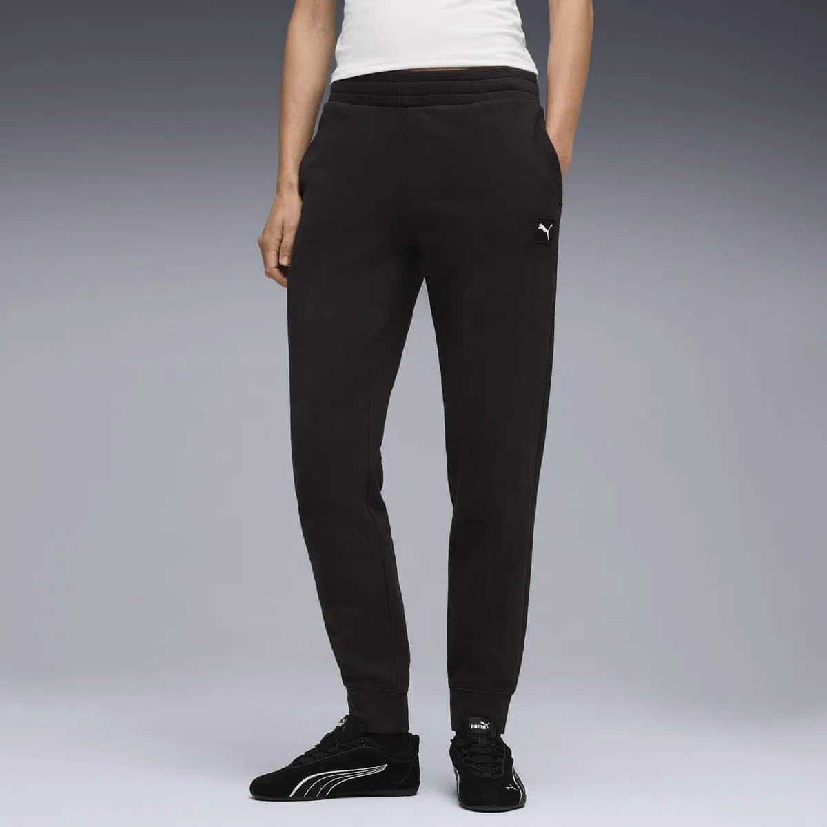 PUMA ESS Elevated Sweatpants FL Cl - Pantalones de Punto Mujer