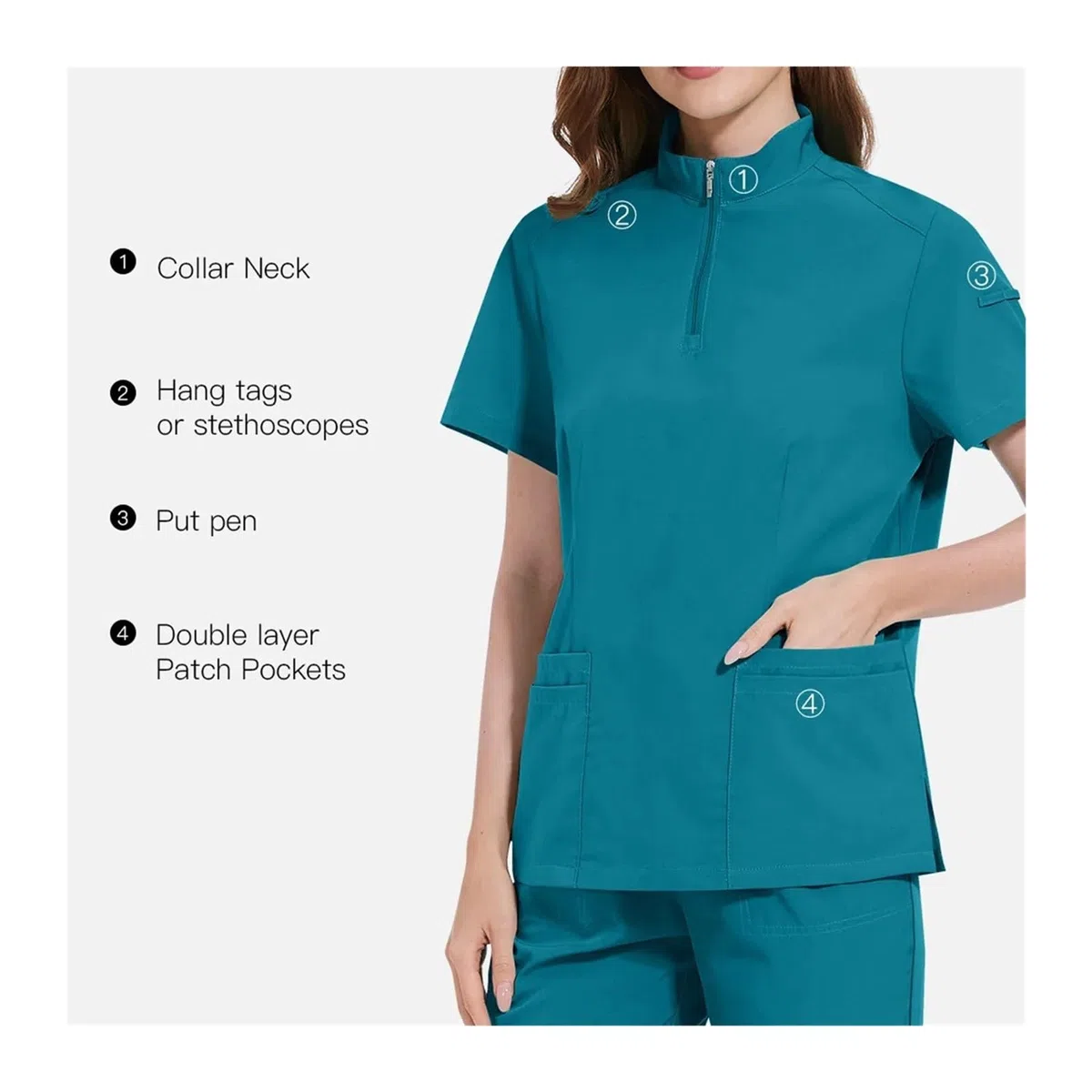 Monos Médicos Conjuntos de Uniformes médicos for Mujeres y Hombres, Camisetas, Pantalones, Ropa de Trabajo for clínicas dentales y Salones de Belleza(Wine Red,XXL)