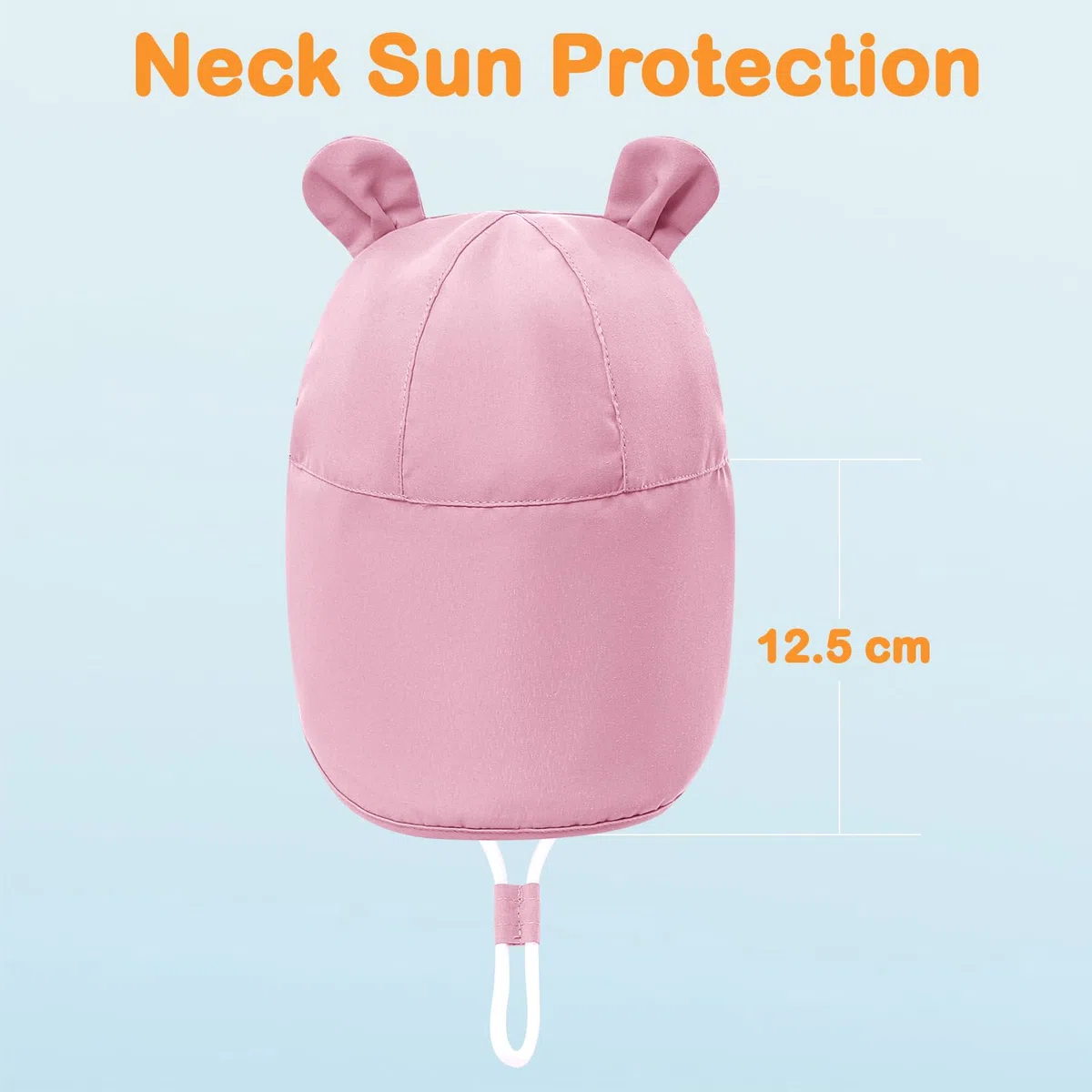 MK MATT KEELY 2 PCS Sombrero de Sol Bebé Gorro de Playa Protección UV Verano Niños Niñas con Protección de Cuello