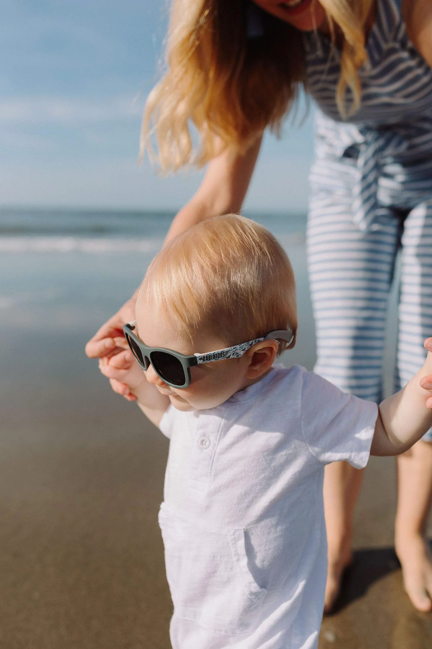 Babiators - Correa de silicona para gafas de sol de 0-5 años - Gris