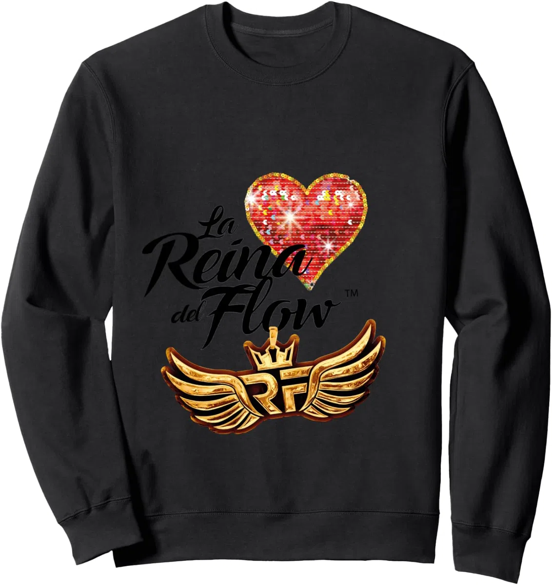 La Reina del Flow - Corazón Sudadera