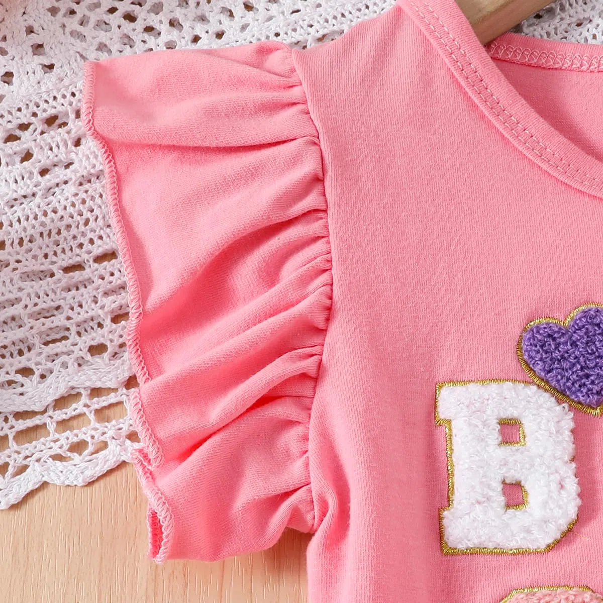 Conjunto de Cumpleaños para Niña Pequeña, Camiseta con Bordado de Letras+ Colorida Tutú Falda de Tul Vestidos de Cumpleaños para Niñas 1-6 Años