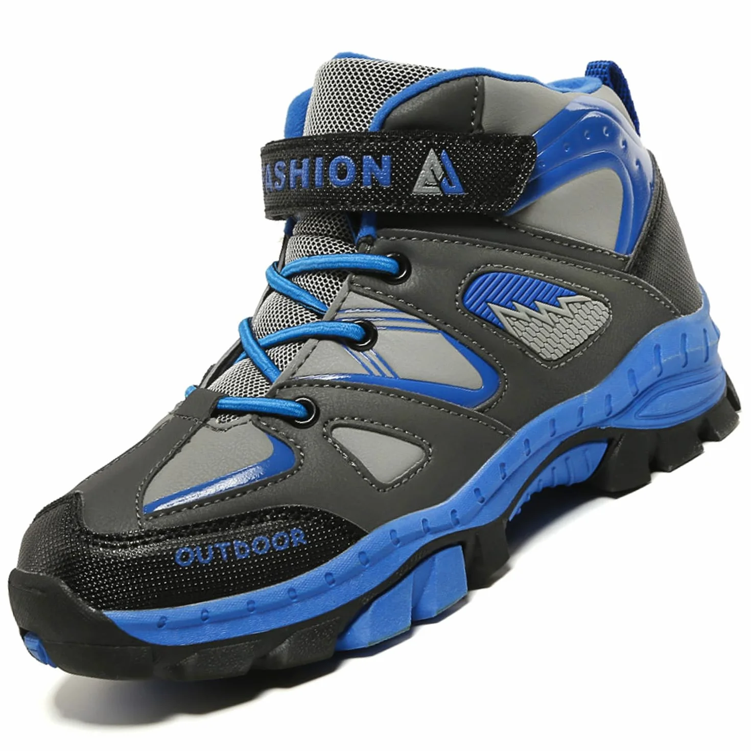 Zapatillas de Senderismo para Niño Impermeable Zapatillas de Trekking Outdoor Transpirable Antideslizante Zapatos de Montaña Calzado Deportivo