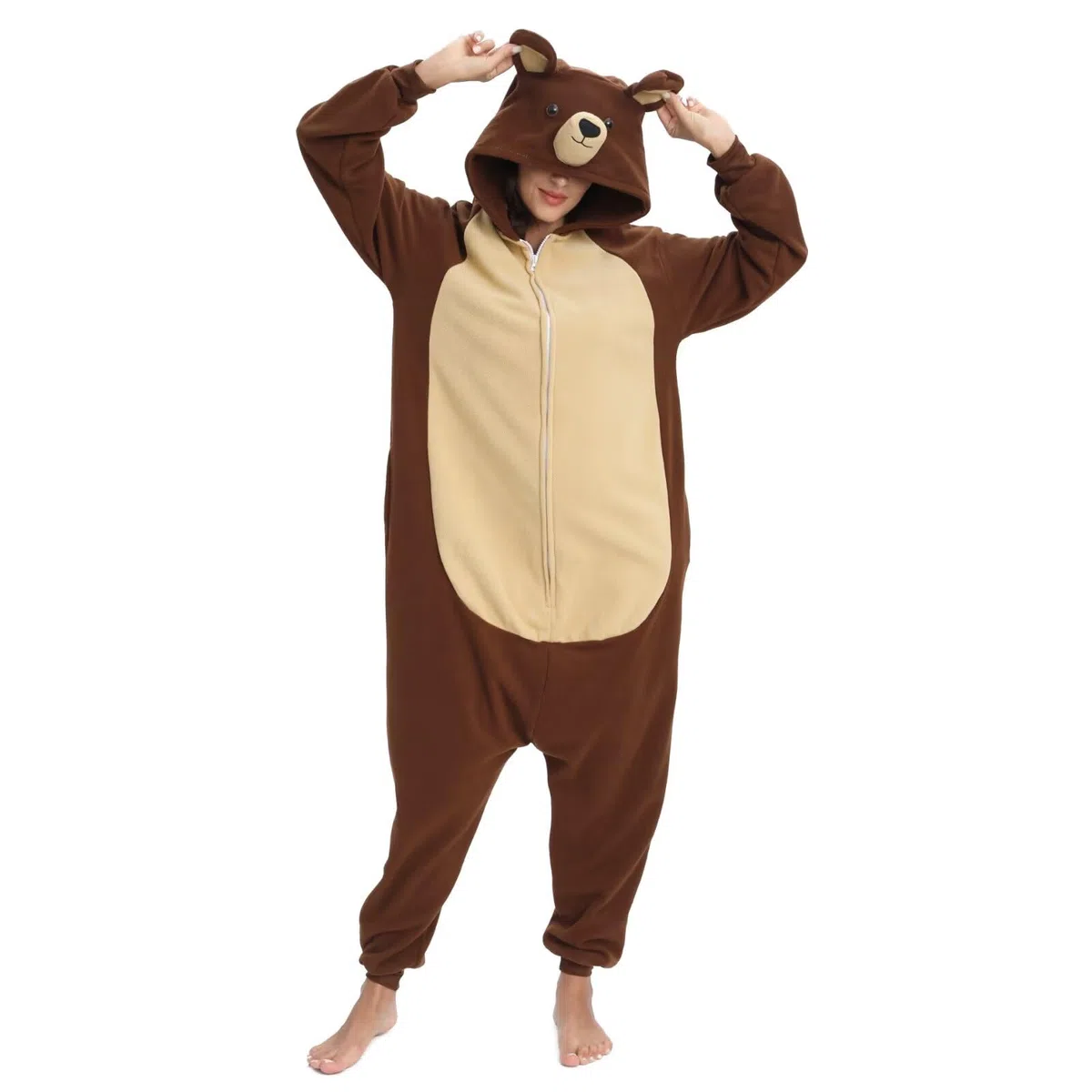 LBJR Disfraz de Animal Adulto Pijama Entero Animales Mujer Hombre
