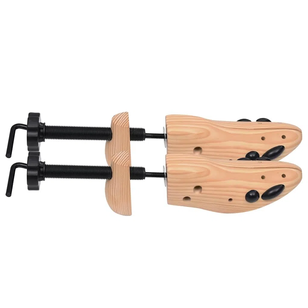 Horma de zapatos de madera maciza de pino, tamaño 36-40, moldeador de zapatos para hombre y mujer, expansor de zapatos con absorción de humedad, evita arrugas, almacenamiento para zapatillas