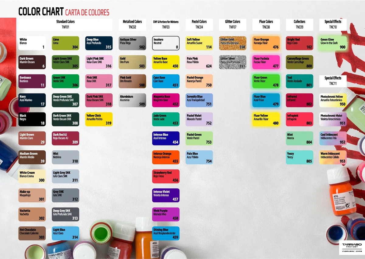 Tarrago | Sneakers Paint | Colores Metalizados | Pintura para Sneakers y Zapatillas de Cuero, Cuero Sintético y Lona