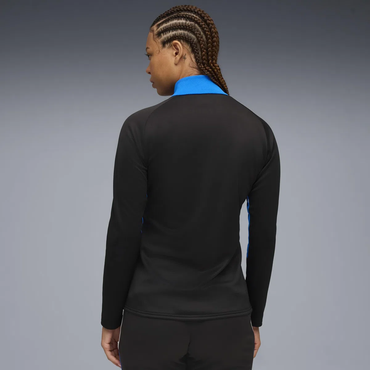 PUMA Camiseta de fútbol con Cuello con Cremallera IndividualBLAZE Mujer