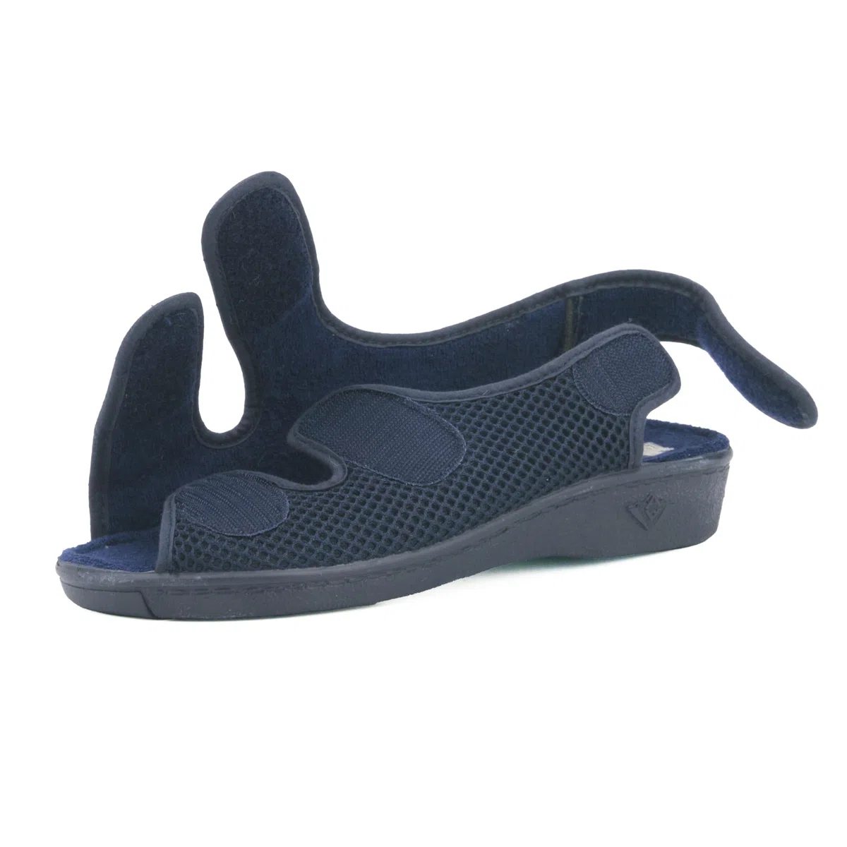 JOMIX Zapatillas Casa Mujer Abiertas Fabricas en España Pantuflas para Pies Delicados con 3 Bandas Ajustables