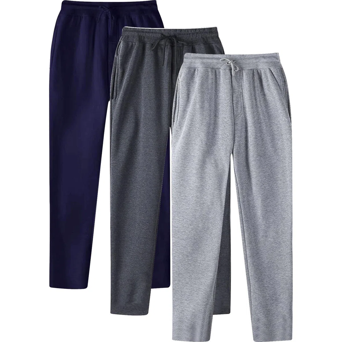 Pantalón Chandal Hombre Verano Pantalón Chándal Hombre Tela Ligera Pantalones Largos De Verano Pantalones De Chándal Trabajo para Recuperado Jogger con Puños