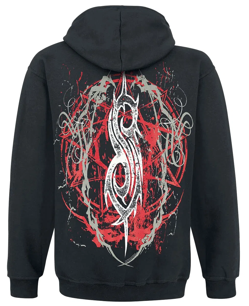 Slipknot Iowa Star Hombre Sudadera con Capucha Negro 80% algodón, 20% poliéster Regular
