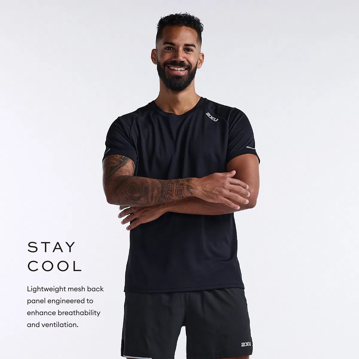2XU Aero tee Camisa Hombre