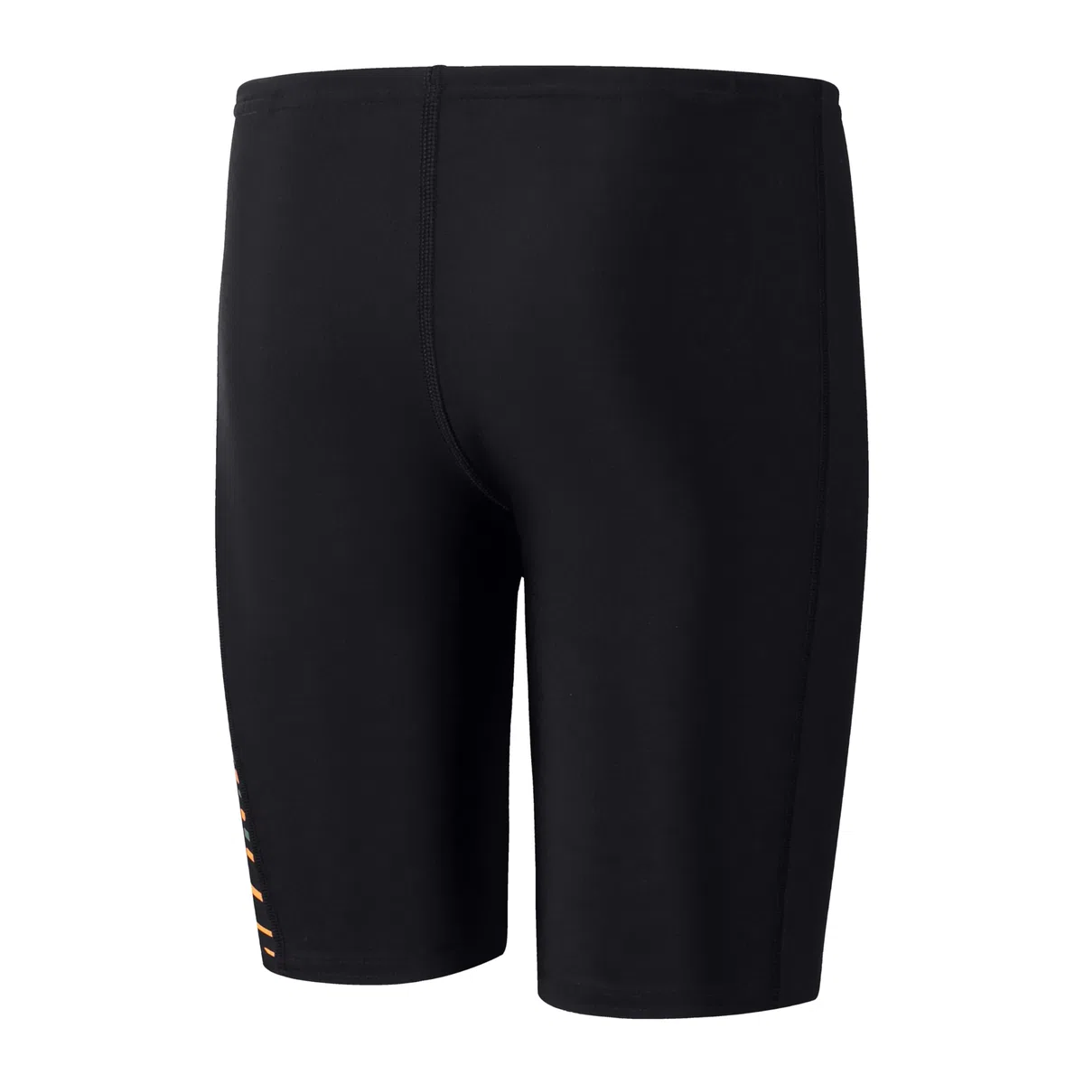 Speedo Traje de baño Plastisol Placement Jammer para niños, color negro y verde