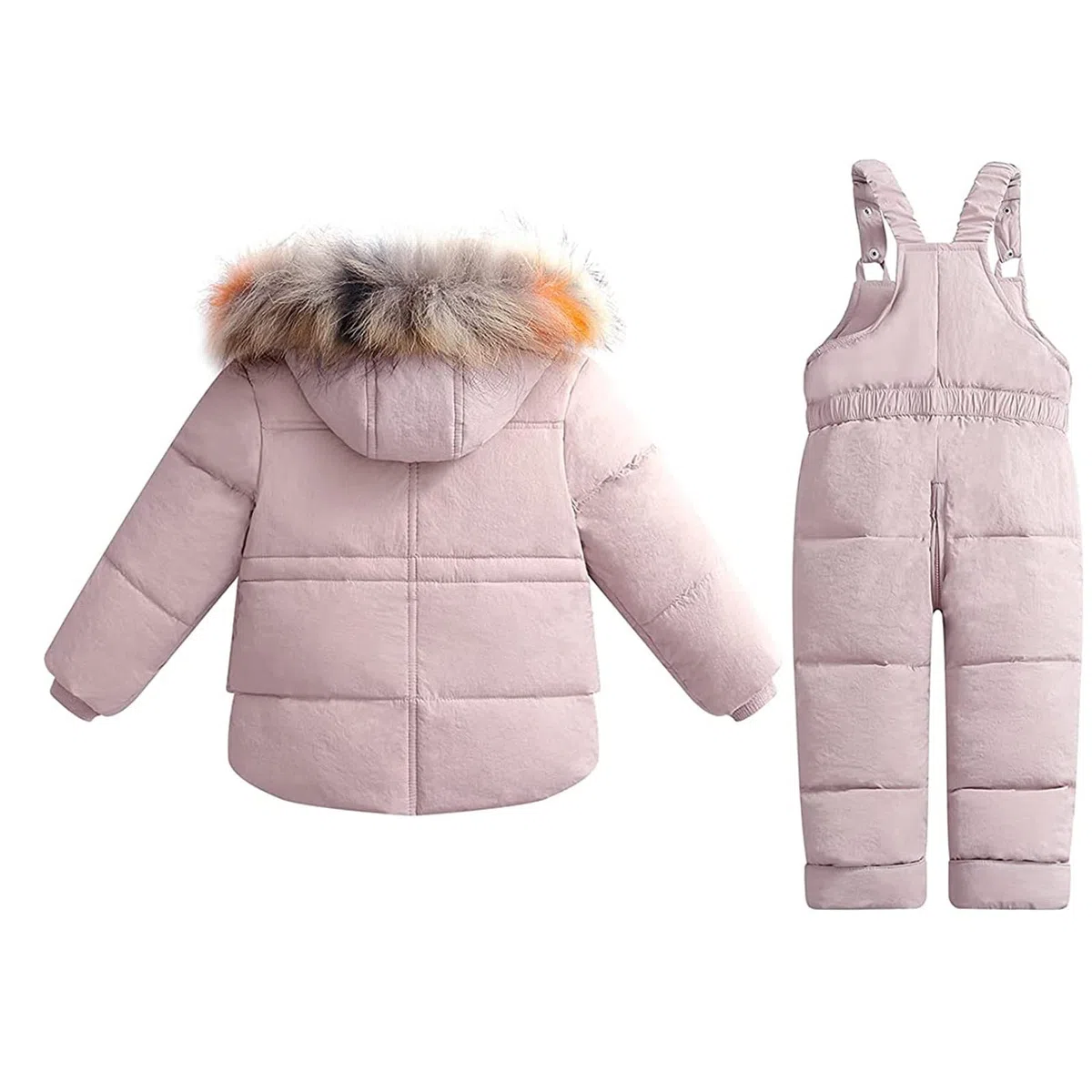 Generisch Traje de nieve infantil para niños pequeños, ropa de invierno para bebé, mono de piel sintética, chaqueta con capucha, abrigo, traje, invierno, hombre, oferta