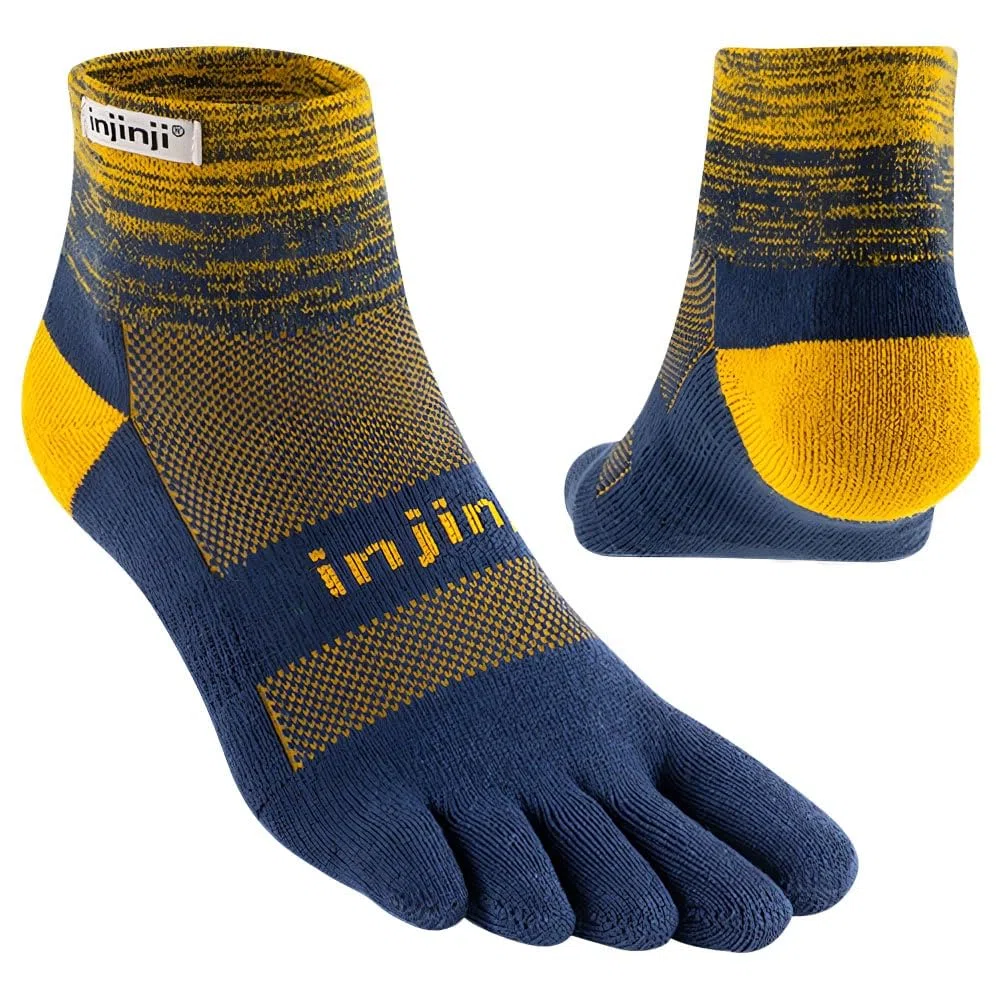 Injinji Run Midweight Mini-Crew Calcetines de 5 Dedos Unisex – Adulto (Paquete de 1)