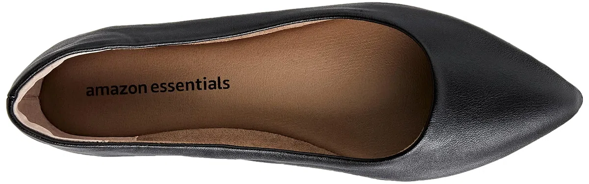 Amazon Essentials Mujer Bailarinas con Puntera en Pico
