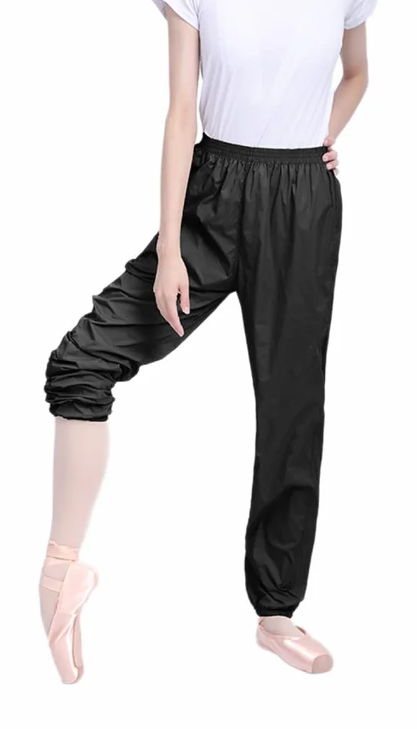 Pantalones de Baile y Calentamiento de Ballet - Sueltos, Suaves, Delgados y Livianos para Gimnasia
