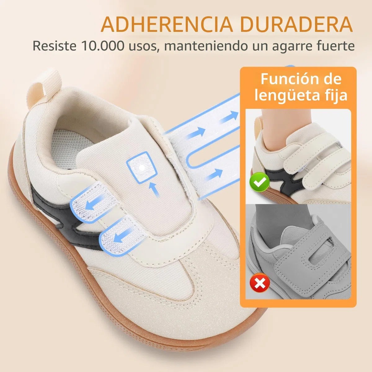 STQ KIDS Zapatillas Barefoot Niños Ancho Calzado Respetuoso Bebe Niña Flexibles Primeros Pasos Antideslizantes Deportivas 21-29 EU